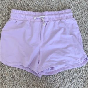 Purple shorts